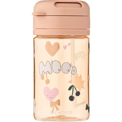 LIEWOOD Детска бутилка за вода Liewood Kid's Pavia Tritan Straw Cup 500 Water bottle - Mood / Pale Tuscany - размер 500 ml (533-2531-0111)