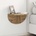 vidaXL Стенен рафт Монтиране на стена 2 pcs Дъб 48 x 24 x 24 см (891447)