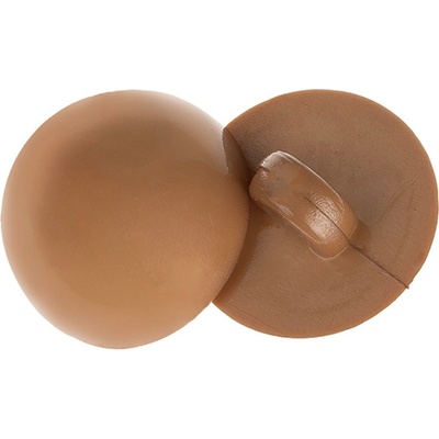 Bellatex Knoflík sada 6 ks prům. 10 mm hnědá