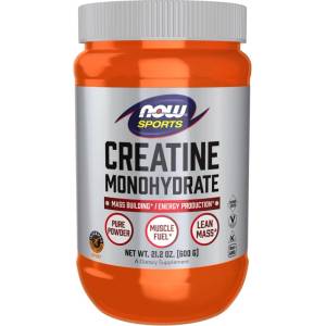 NOW NOW Creatine Monohydrate Powder, 600 Grams - fitnesdobavki - 52,61 лв