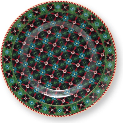 Pip Studio Berry Blues talíř 12cm zelený