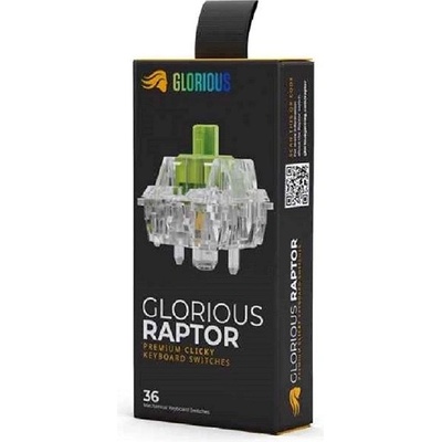 Glorious Raptor Switches lubrikované 36 ks