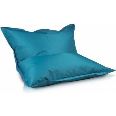 Ecopuf Pillow L polyester NC7 Tyrkysová