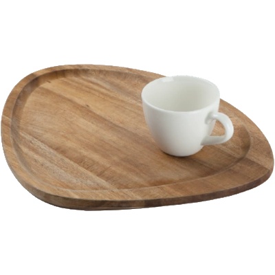 Bonna - Acacia Триъгълна дъска за сервиране на кафе (AKS 01TCB) (0101371)