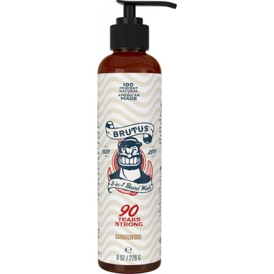 Popeye Brutus Sandalwood 3v1 šampon na vousy 226 g – Zboží Dáma