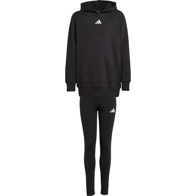 Adidas Детско яке за тренировка adidas Kid's SWTP FL TS Clothing set - Black / White - размер 170 (EU) (704-6101-0115)
