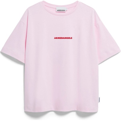 Armedangels Дамска тениска ARMEDANGELS Women's Giannaa Chaange T-shirt - Pink Mist - размер XS (916-6591-0111)