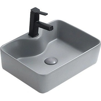 Mexen Eva плотна мивка 48 x 37 cm, светло сив мат - 21424961 (21424961)