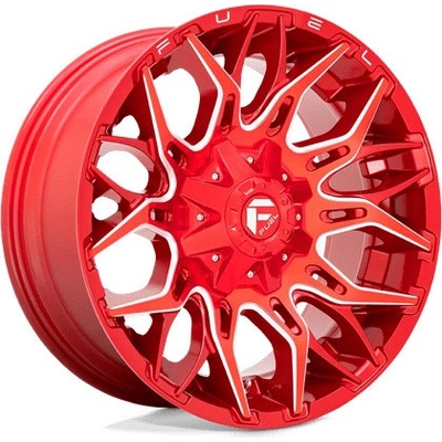 Fuel D771 TWITCH 9x20 6x135 ET1 candy red milled