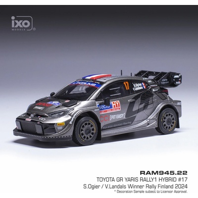 IXO Toyota GR Yaris Rally1 Rally Finland 2024 17 Ogier Landais 1:43