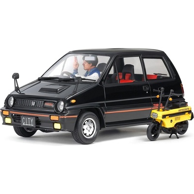 Tamiya Honda City Turbo with Scooter 1:24