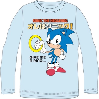 chlapecké tričko sonic světle modrá – Zboží Dáma