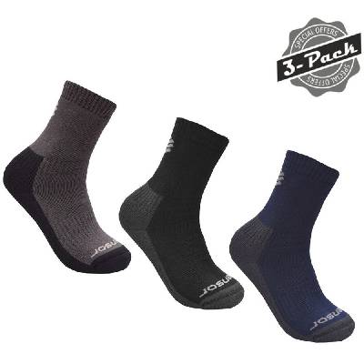 SENSOR PONOŽKY 3-PACK TREKING EVO černá/šedá/modrá - 3/5