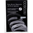 Artdeco Eye Brow Stencils With Brush Applicator 5 druhů šablon se štětečkem na obočí 5 ks