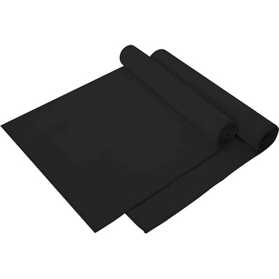 vidaXL Спортни кърпи 2 pcs Черно 140 x 70 см Полиестер и полиамид (42011459)