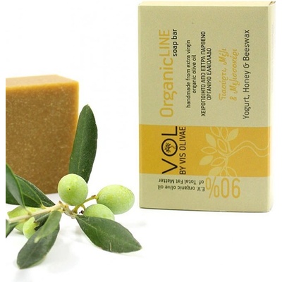 Vis Olivae Yogurthoney and beeswax soap organic Organické mydlo s jogurtommedom a včelím voskom 90 g