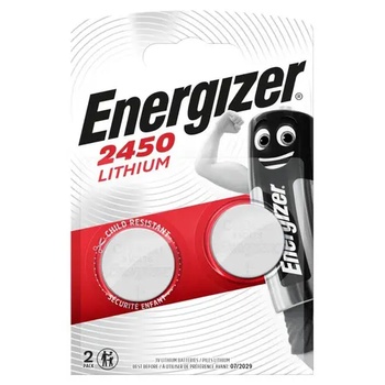 Energizer Бутонна батерия литиева cr2450 3v 2 бр. в блистер / цена за 2 бр. / energizer (energ-bl-cr2450-2pk)