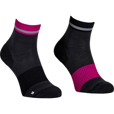 Ortovox Дамски чорапи за колоездене Ortovox Women's MTB Quarter Sock Cycling socks - Black Raven - размер 39-41 (EU) (207-1400-0112)