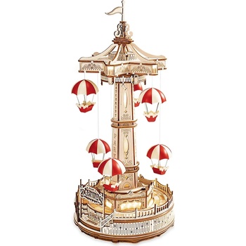 Image 1 of Robotime Дървен 3D пъзел Robo Time от 184 части - Парашут (EA01)