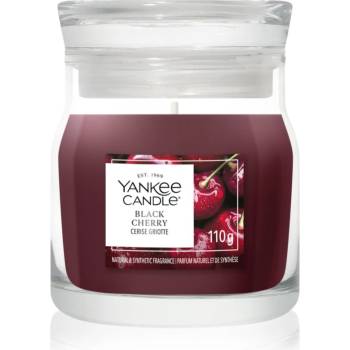Yankee Candle Black Cherry ароматна свещ Signature 110 гр