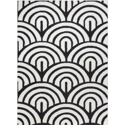 Dywany Łuszczów Mode 8629 Cream Black Béžová