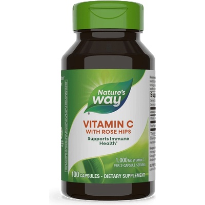 Nature's Way Витамин С + Шипка 500 mg 100 капсули | Nature’s Way (40310)