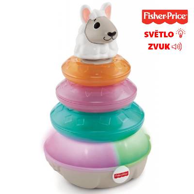 Fisher Price Linkimals Česky mluvící lama s kroužky CZ