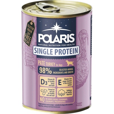 Polaris Single Protein Adult paté Krůtí 400 g