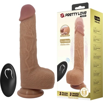 Реалистичен вибратор с тласъци, 22, 5см. - Pretty Love Tommy (DEBRA01602)