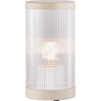Nordlux - Екстериорна настолна лампа COUPAR 1xE27/25W/230V IP54 бежов (NX0347)