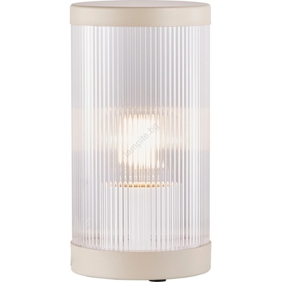 Nordlux - Екстериорна настолна лампа COUPAR 1xE27/25W/230V IP54 бежов (NX0347)