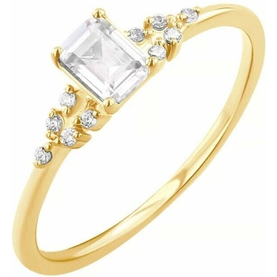 Eppi Rozvodový prsteň s emerald diamantom Duncan RE49742