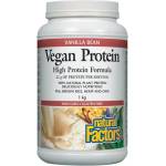 Natural Factors Vegan Protein High Protein Formula / Веган протеин с вкус на ванилия Natural Factors (2923 NF)