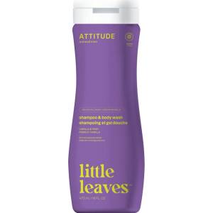 ATTITUDE Little Leaves 2-в-1 Шампоан и Гел за Душ - Ванилия и Касис, Attitude