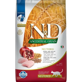 N&D Low Grain CAT Adult Chicken & Pomegranate 5 kg