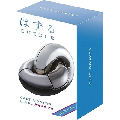 Hanayama Метален логически пъзел Hanayama - Cast Puzzle Donuts Huzzle (515057)