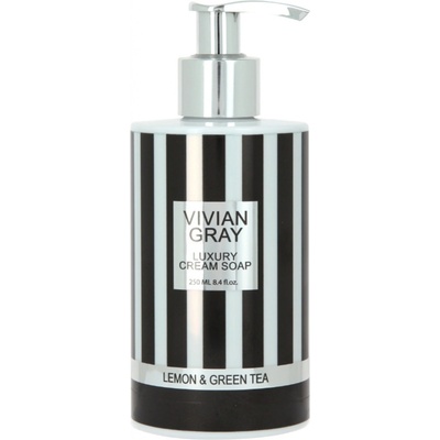 Vivian Gray Stripes Lemon & Green Tea krémové mýdlo 250 ml