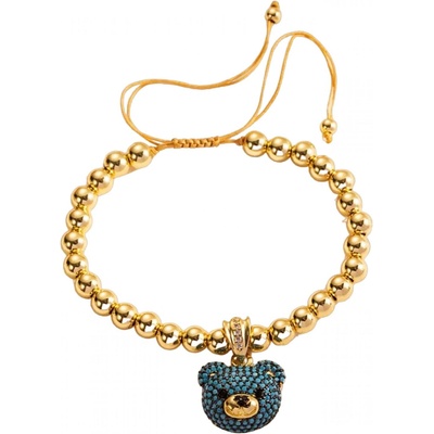 HARAHU Гривна Bear - Златна / Синя KP28482 (28482)
