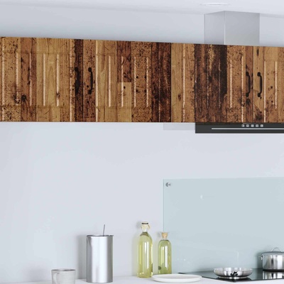 vidaXL Стенен шкаф LUCCA 2 pcs Старо дърво 50 x 31 x 40 см (884911)
