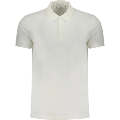 Calvin Klein Мъжка тениска с яка calvin klein, Бял (j30j325495_biyaf)