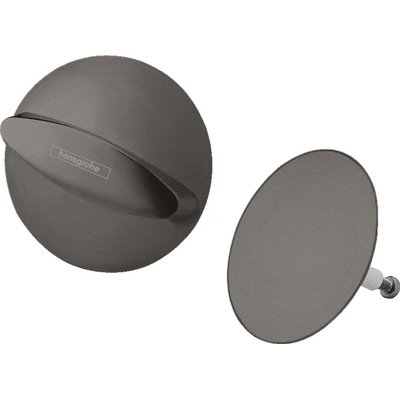 Hansgrohe Flexaplus - Vrchná sada odtokovej a prepadovej súpravy, kartáčovaný čierny chróm 58185340