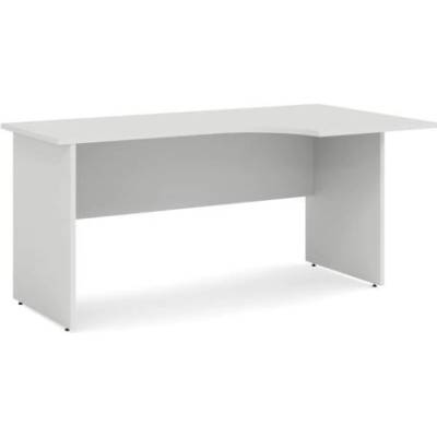 Economy Pracovný stôl pravý Basic 160x76x90cm, biela