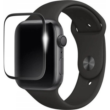 BodyGuardz Калено стъклено синтетично покритие с извити ръбове за дисплея на Apple Watch 38мм - BodyGuardz PRTX Tempered Glass Screen Protector (черен) (SYXC0-AP380-DE0)