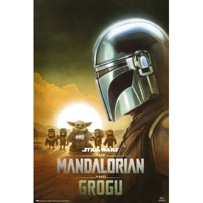Plagát, Obraz - Star Wars: The Mandalorian and Grogu - Din Djarin, 61 × 91.5 cm