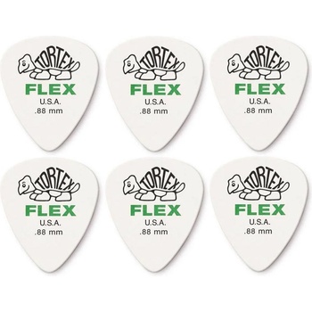 Image 1 of Dunlop 428R 0.88 Tortex Tortex Flex SET Перце за китара (428R88-6PACK-SET)