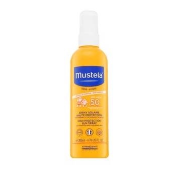 Mustela Bébé High Protection Sun Spray SPF50 спрей за загар за деца 200 ml