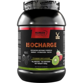 Human Protect IsoCharge | with Electrolytes & Aquamin [1500 грама] Ягода и Киви