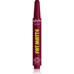 NYX Cosmetics Fat Matte балсам за устни с матиращ ефект Berry Smooth 2 гр