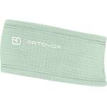 Ortovox Лента за глава Ortovox Fleece Grid Headband - Green Acid - размер 50-56 cm (904-1610-0611)