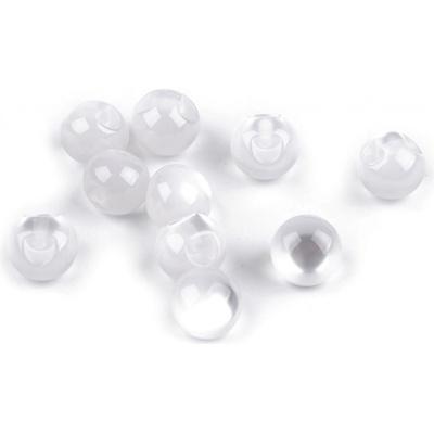 Stoklasa Perla k našití / knoflík kočičí oko Ø10 mm Balení: 10 ks, Varianta: 1 bílá mléčná 1 bílá mléčná